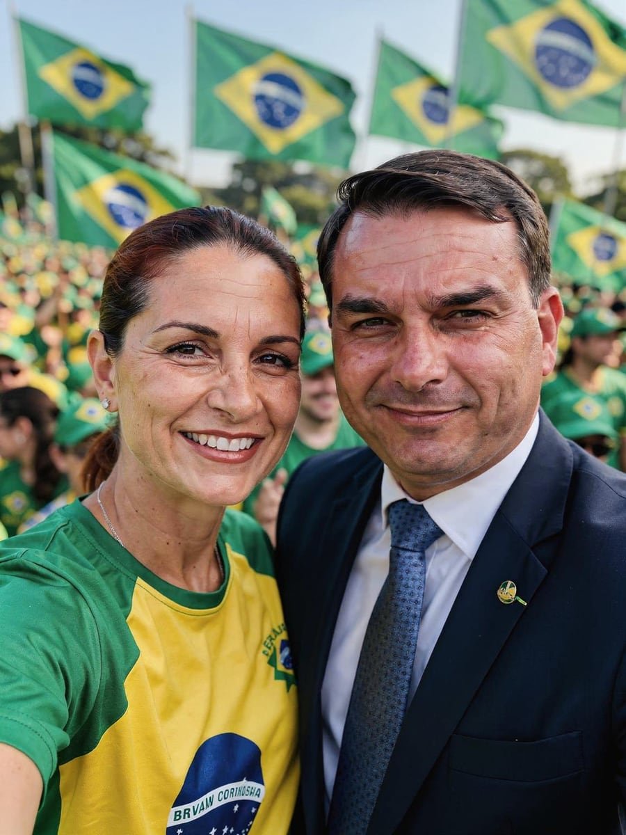 Exemplo: evento com bandeiras